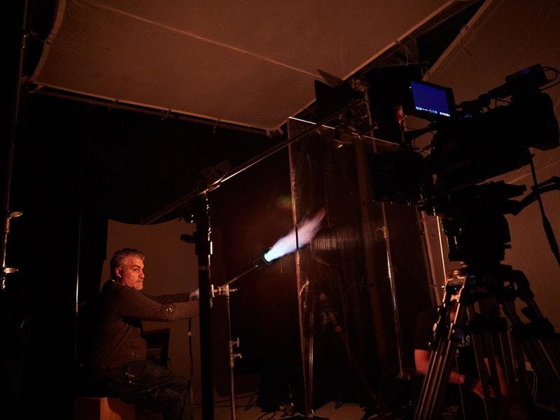 Commercial film production behind the scenes phantom flex pyro 1 domo 2018